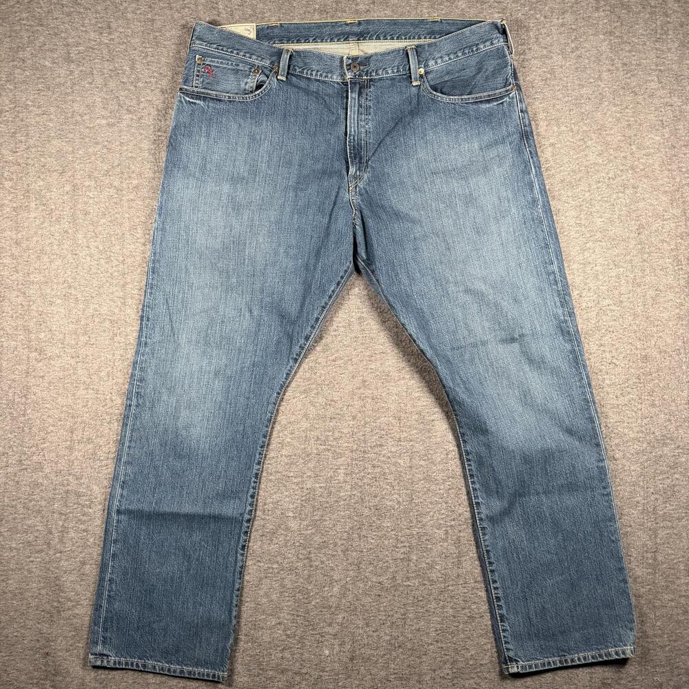Polo Ralph Lauren Jeans Mens 40x30 Blue Medium Wash Regular Fit Straight Denim